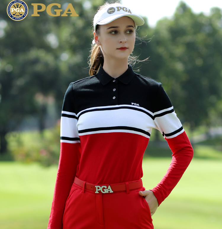 Áo golf nữ cộc tay PGA | Voucher: 101118-BK15