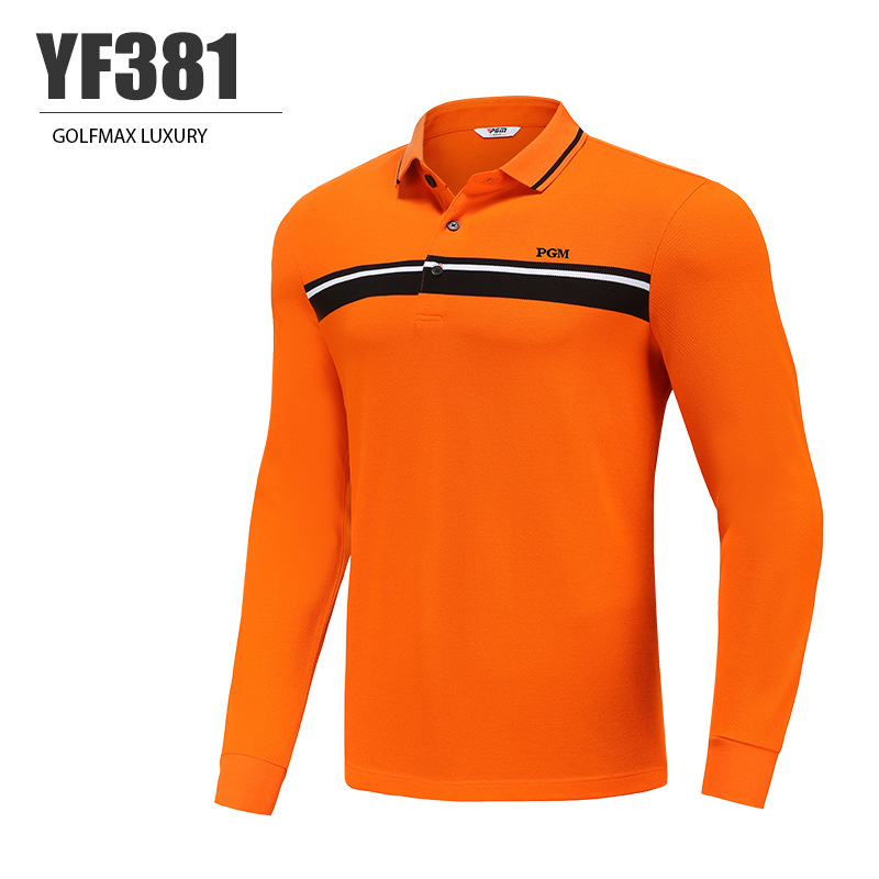 Áo dài tay golf nam PGM | Voucher: YF381-BK20