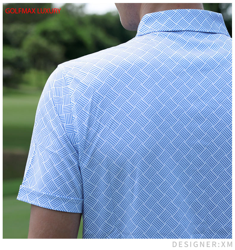 Áo Golf nam cộc tay PGM | Voucher: YF319-BK20