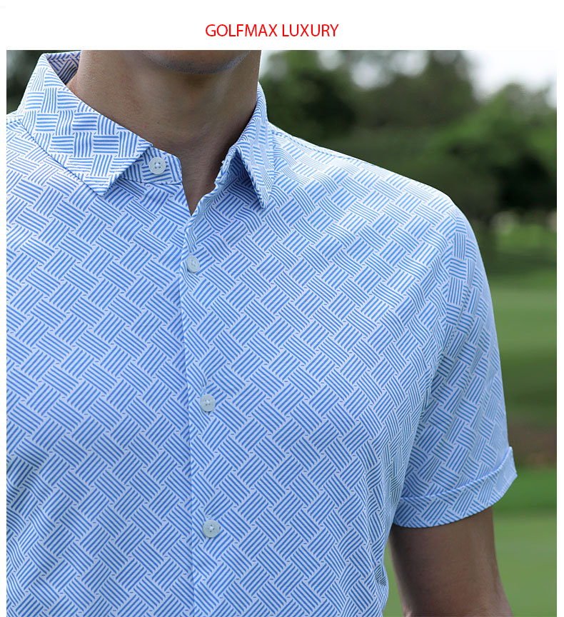 Áo Golf nam cộc tay PGM | Voucher: YF319-BK20